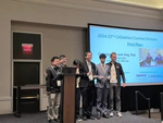 Zizheng's team won the First Place in the 2024 CADathlon contest at ICCAD